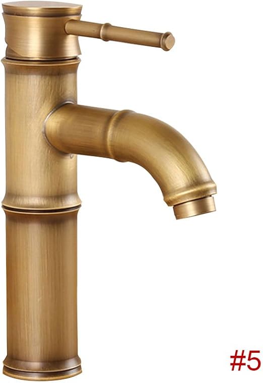 Kitchen Faucets Bamboo Faucet El Bath Antique And Cold Brass