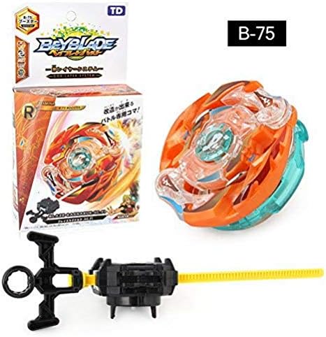 Wywei Bey Burst Blade Evolution String Launcher Grip Kit God Bay Battling Top Booster Geist Fafnir. High Performance 4D Bey Left Right Launcher Spinning Top Boys Game Toys Bey Battle Set (B-75)