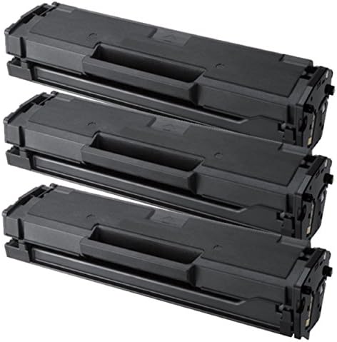 ExPrinCo 3-Pack Replacing 111 111S MLT-D111S Toner Cartridge for Samsung Xpress SL-M2020W, SL-M2022, SL-M2022W, M2070, SL-M2070FW, SL-M2070W Series Printer. (3-Pack Black)