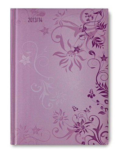 Campustimer Violet Flowers A5 2013/2014