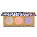 UCANBE 3 Colors Duo-chrome Highlighter Palette Shimmer Sparkle holographic Highlighting Pallet Long Lasting Face Eyes Body Illuminating Powder Glow Kit