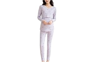Women's Postpartum Pajamas Set 2pcs Long Sleeve Maternity Nursing Pregnant Lounge Sleepwear Breastfeeding Pjs Sets