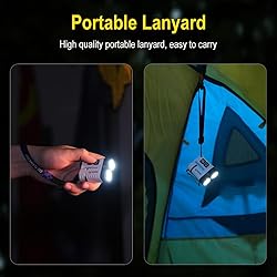 BORUIT U6 Small Flashlights Powerful, Super Bright