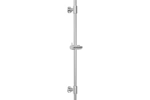 KES 30-Inch Shower Slide Bar with Adjustable Handheld Shower Head Holder, Reuse Existing Holes, Universal Fit, SUS304 Brushed Stainless Steel Wall Mount for Bathroom, Drilling Required, F209S78-BS