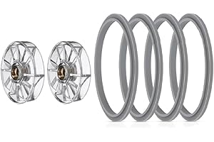 6 Pack Seal Rings and Base Gear Easy Installation Blenders Accessories Kitchen Appliance Part for 600W 900W