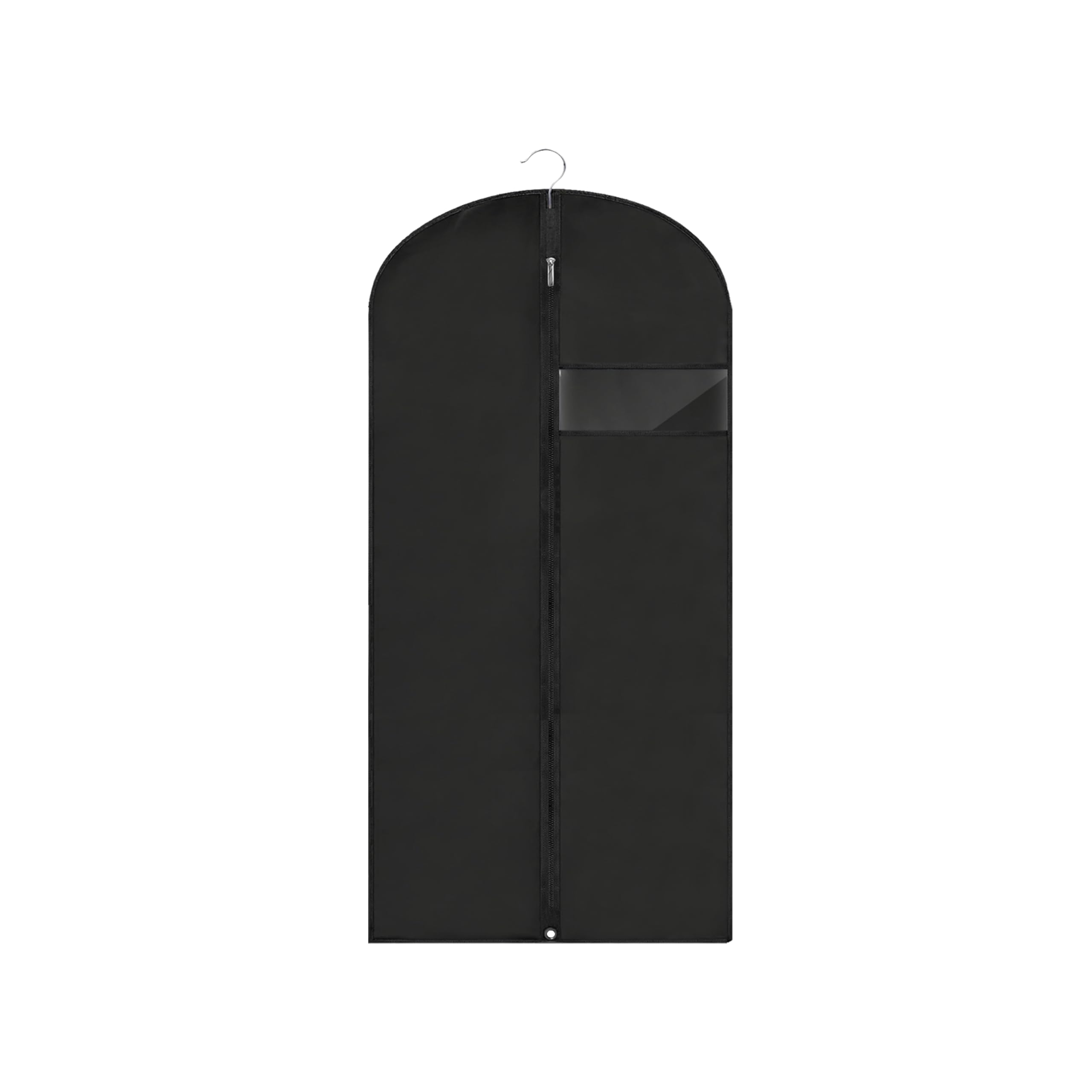 Photo 1 of LXLOVESM Garment Bags for Hanging Clothes, 45'' Suit Bag Cover for Storage and Travel, Dress Bags for Gowns Long (Black)
