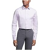 Calvin Klein Mens Dress Shirt Slim Fit Refined Cotton Stretch