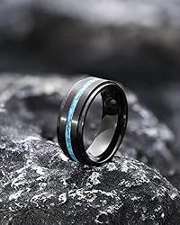 LerchPhi Titanium Custom Engrave Rings For Men With