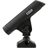 Scotty #350-BK Rodmaster II Rod Holder Black with 241 Side Deck Mount, Small