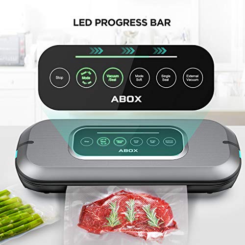 ABOX Vacuum Sealer Machine, Full Automatic Food Saver Machine V66 for