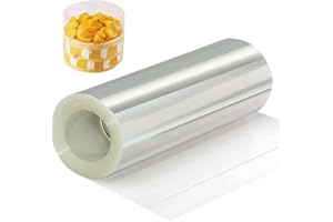YQL Cake Collar 6 Inch,Acetate Cake Collar Roll DIY Acetate Sheet Baking Transparent Mousse Cake Sheets Surrounding Edge Clea