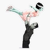 Dirty Frankenstein Dancing Window Bumper Sticker Decal 5"