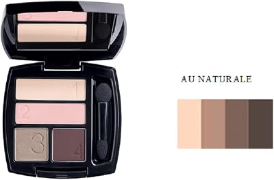 Avon True Colour Matte Eyeshadow Quad Au Naturale Eyeshadow Palette New