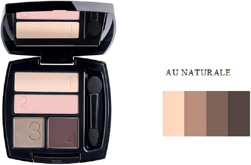 Avon True Colour Matte Eyeshadow Quad Au Naturale Eyeshadow Palette New