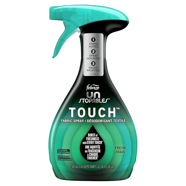 FEBREZE UNSTOPABLES TOUCH FABRIC SPRAY AND ODOR ELIMINATOR,...