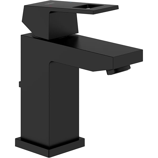 Grohe 236702430 Eurocube Bathroom Faucet, M-Size, 1.2 GPM, Matte 