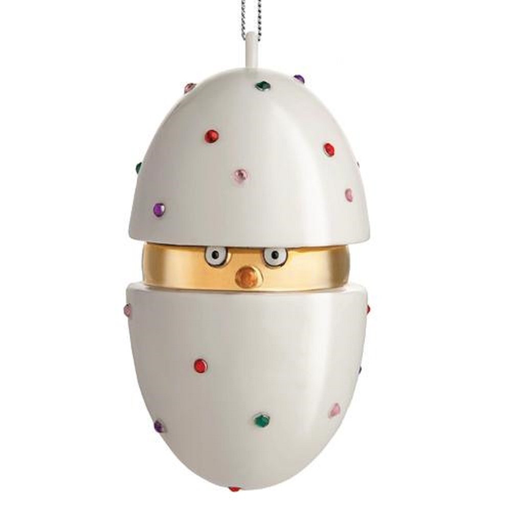 Alessi MJ16 1 Piacere, Pulcino il Grande Home Ornament - Porcelain Hand-decorated