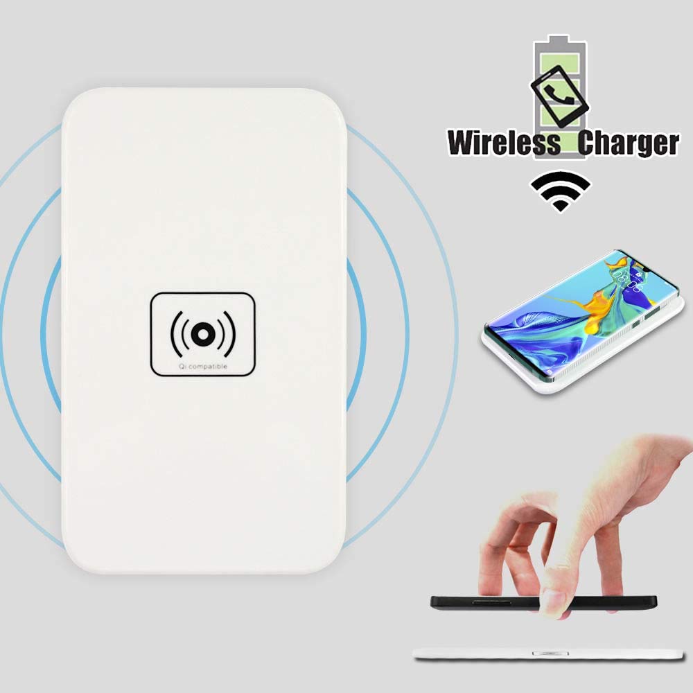 FINDING CASE Wireless Charger,Certified Fast QI Wireless Charging Pad Dock For Huawei P20 Pro /P30 Pro/Mate 20 Pro/RS and More (white)