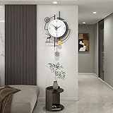 FLEBLE Extra Large Wall Clock for Living Room Decor