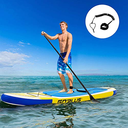 Goplus Inflatable Stand Up Paddle Board, 11’ x 30” x 6” SUP with