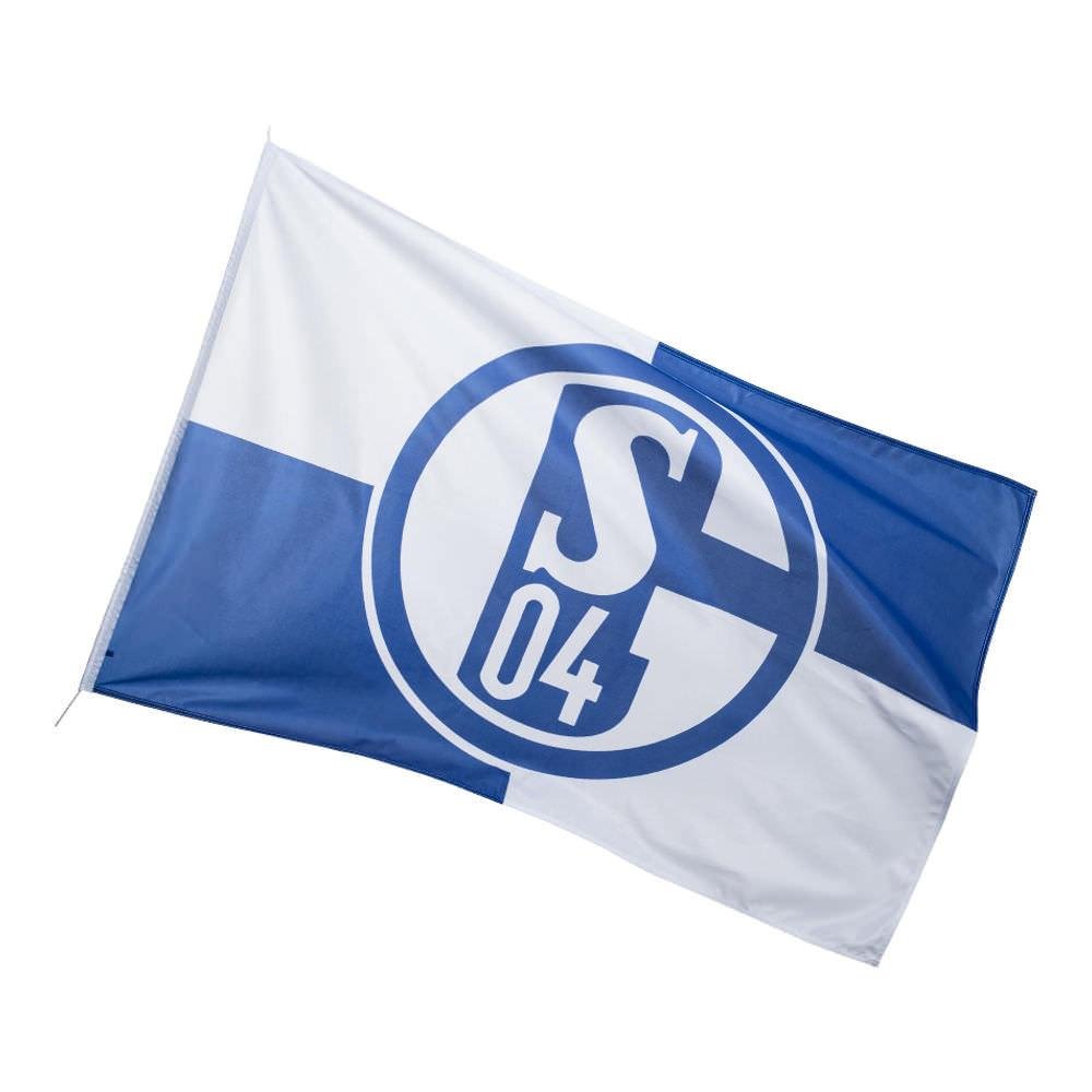 FC Schalke 04 Hoisting Flags, polyester, multicoloured, 250x150x1 cm