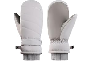 Eohak Winter Ski Mittens for Women Men - Warm Water-repellent Snow Mittens for Cold Weather