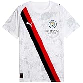 PUMA Kids Boys Kidsuper X Manchester City F.C. Crew Neck Short Sleeve Replica Jersey Casual - White