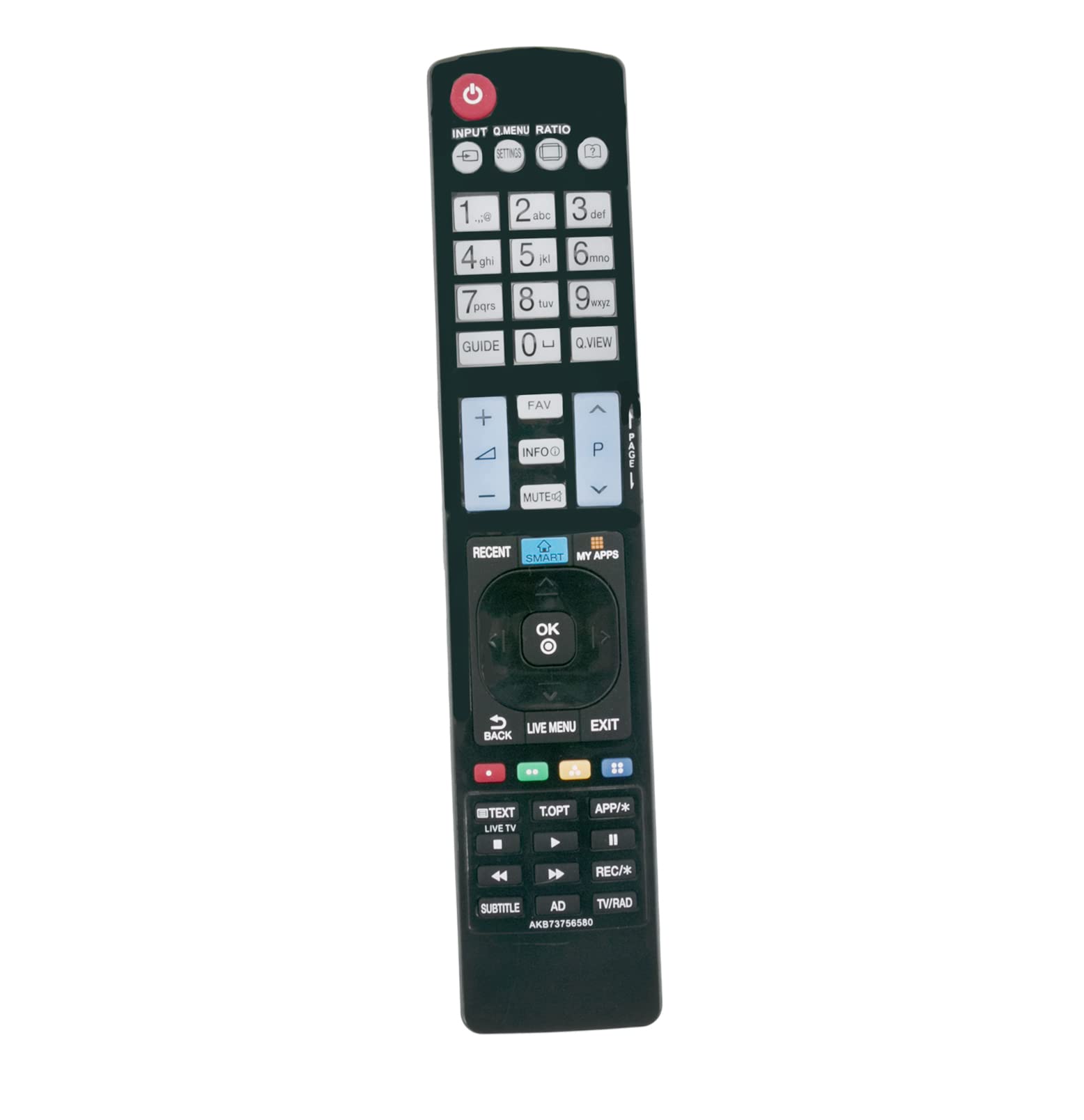 AULCMEET AKB73756580 Replacement Remote Control Compatible with LG 4K OLED TV 47LB680V-ZD 55LB680V-ZA 55LB680V-ZD 60LB680V-ZA 60LB680V-ZD 65LB680V-ZA 65LB680V-ZD 50LB650V-ZE 50LB650V-ZN