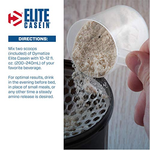 Dymatize Elite Casein Protein Powder, Slow Absorbing with Muscle
