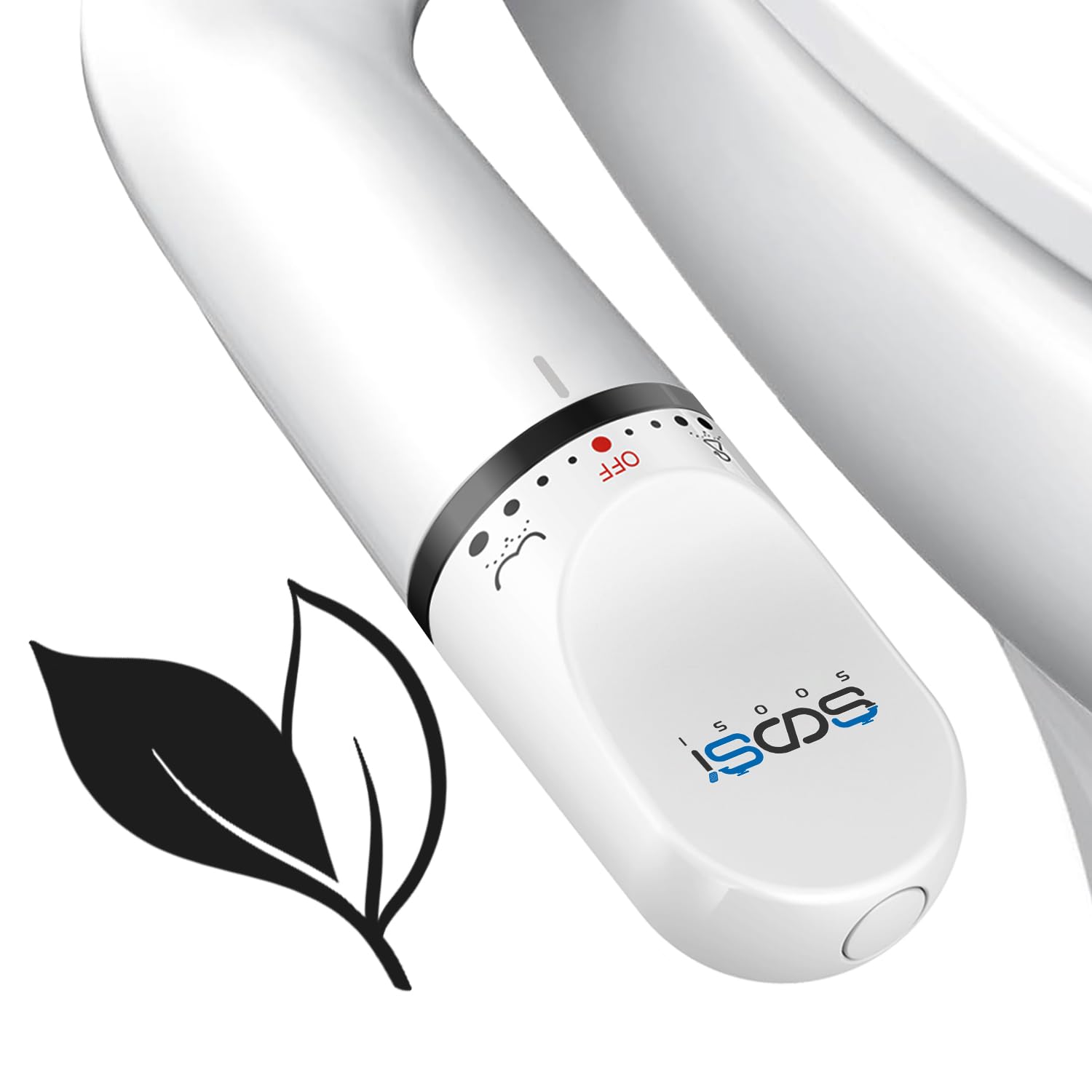 Ultra-Slim Bidet Attachment for Toilet Dual Nozzles Feminine & Rear Wash Bidet Toilet Seat Attachment Non Electric Self Cleaning Fresh Cold Water Toilet Bidets Spray Jet Easy Install (Black)