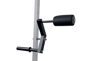 BLUSLM Upgraded Rack Mount Neck Traniner, Neck Machine Strengthener for Muscles Training, Neck Workout Equipment Power Rack Attachment for Home Gym Fitness