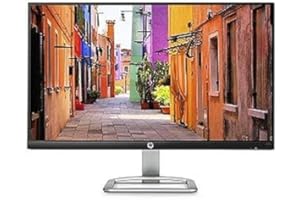 HP 23.8-inch Display Monitor, IPS w/Anti-Glare Full HD 1920x1080 VGA HDMI Edge-to-Edge Screen (24ec, Black with Silver)