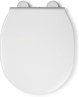Croydex Bolsena Flexi-Fix Soft Close Toilet Seat White Quick Release Hinges