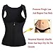 Gotoly Slimming Neoprene Vest Hot Sweat Shirt Body Shapers for Smooth Muffin Top (L, Black)