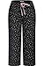 SofiePJ Women's Printed Short Sleeve Pure Cotton Sleepwear Capri Set