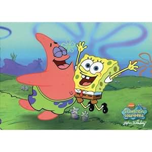Amazon.com : Spongebob - Spongebob With Patrick Postcard ...