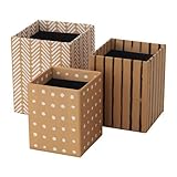IKEA HEJSAN Pen Cups | Set of 3 {Kraft Brown}