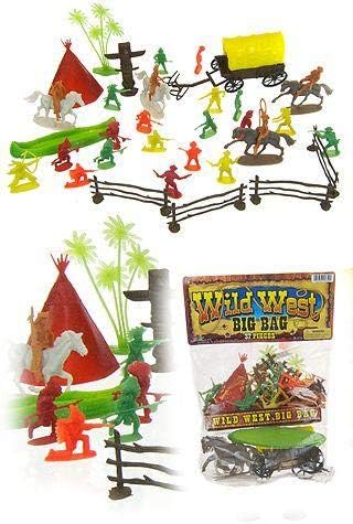 Wild West Playset Figures Big Bag Set-Army Toys