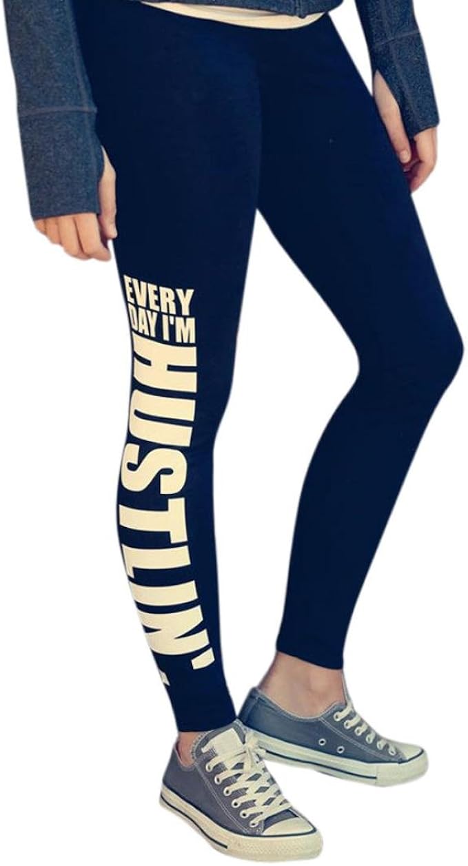 Prettymenny S Lアスレチックパンツファッションレディースヨガトレーニングジムレギンスフィットネススポーツtrouser Us サイズ M カラー ブラック フィットネス トレーニング レディース 通販 Amazon