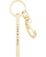 NOUMANDA Gold Plated Initial Letter Keychain & Ring Set - Zinc Alloy, Crystal Accent, 9cm Chain (Letter V)