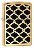 Zippo Chain Link Pocket Lighter, High Polish Brass