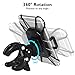 fineed Bike Phone Mount Bicycle Handlebar & Motorcycle Holder for iPhone 7 6S 6 Plus 6 5S 5 Samsung Galaxy S7 S6 S5 Edge Nexus 5X 6P LG G4 G5 Black