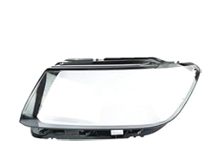 Auto Lamp for Case Compatible for Tiguan L 2017 2018 2019 2020 2021 Glass Lens Car Headlight Cover Light Caps(Low Left)