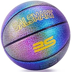 BALSMART Youth Outdoor Basketball Size 5 - Purple