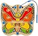 Hape Award Winning Color Flutter Butterfly Kid's Magnetic Wooden Maze Puzzle