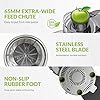 EASEHOLD 800W Juicer Machine Centrifugal Juice Extractor Whole Fruits And Vegetables, Easy to Clean,Stainless Steel with…