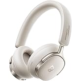 Baseus Inspire XH1 Adaptive Active Noise Cancelling Headphones, Sound by Bose, Dolby Audio, Premium Real-Time Adaptive ANC, Adaptive Rich Sound, Hi-Res Audio, 100H Playtime - Starlight Off-White