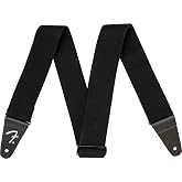 Fender SuperSoft Guitar Strap, 2in, Black