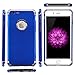 iPhone 6S Case,iPhone 6 Case,Casegory 3 in 1 Ultra Thin Slim Fit Sleek Stylish Armor Soft Velvet Texture Full Body Shockproof Protection Scratch Resistance Non-Slip iPhone 6 6S Phone Case -Navy Blue