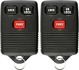 KeylessOption Keyless Entry Remote Control Car Key Fob Replacement for GQ43VT4T (Pack of 2)